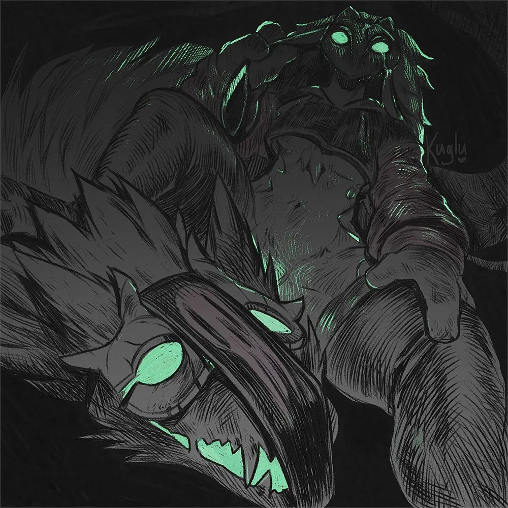 Kindred (League), Lamb (League) by Kuglu (Kugluu)