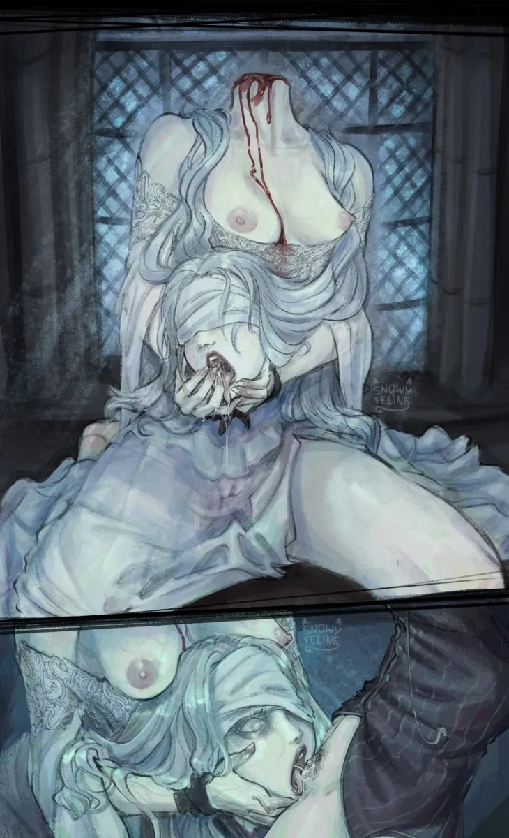Hunter (Bloodborne), Bound Widow (Bloodborne) by Snowyfeline