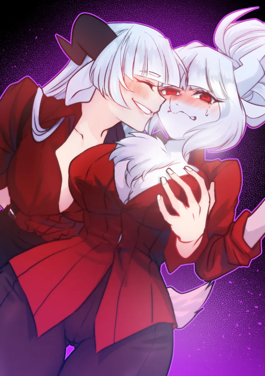 Lucifer (Helltaker), Baphomet (Grizz) by Demongem