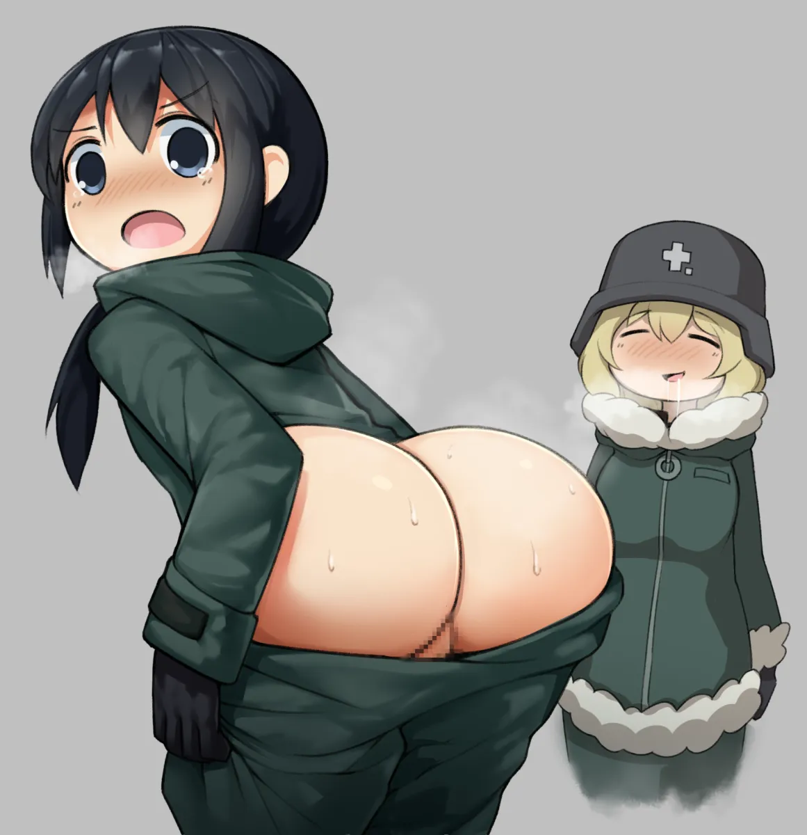 Yuuri (Shoujo Shuumatsu Ryokou), Chito (Shoujo Shuumatsu Ryokou) by Sinensian