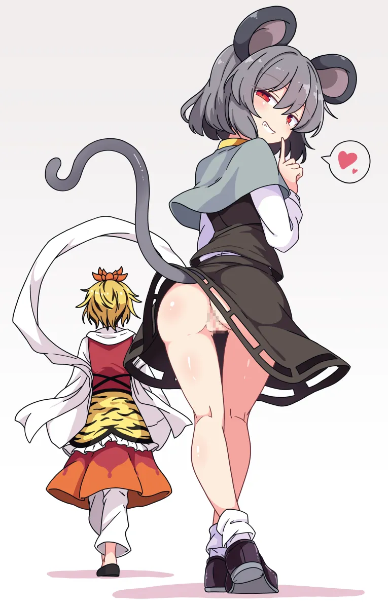 Nazrin, Toramaru Shou by Korra Down