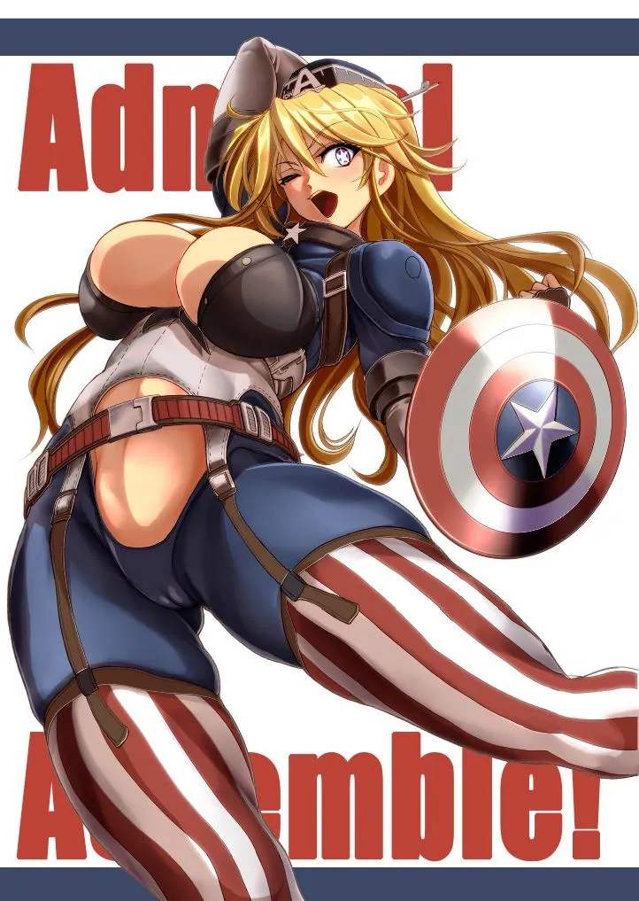 Iowa (Kancolle), Captain America by Kawaraya A-Ta
