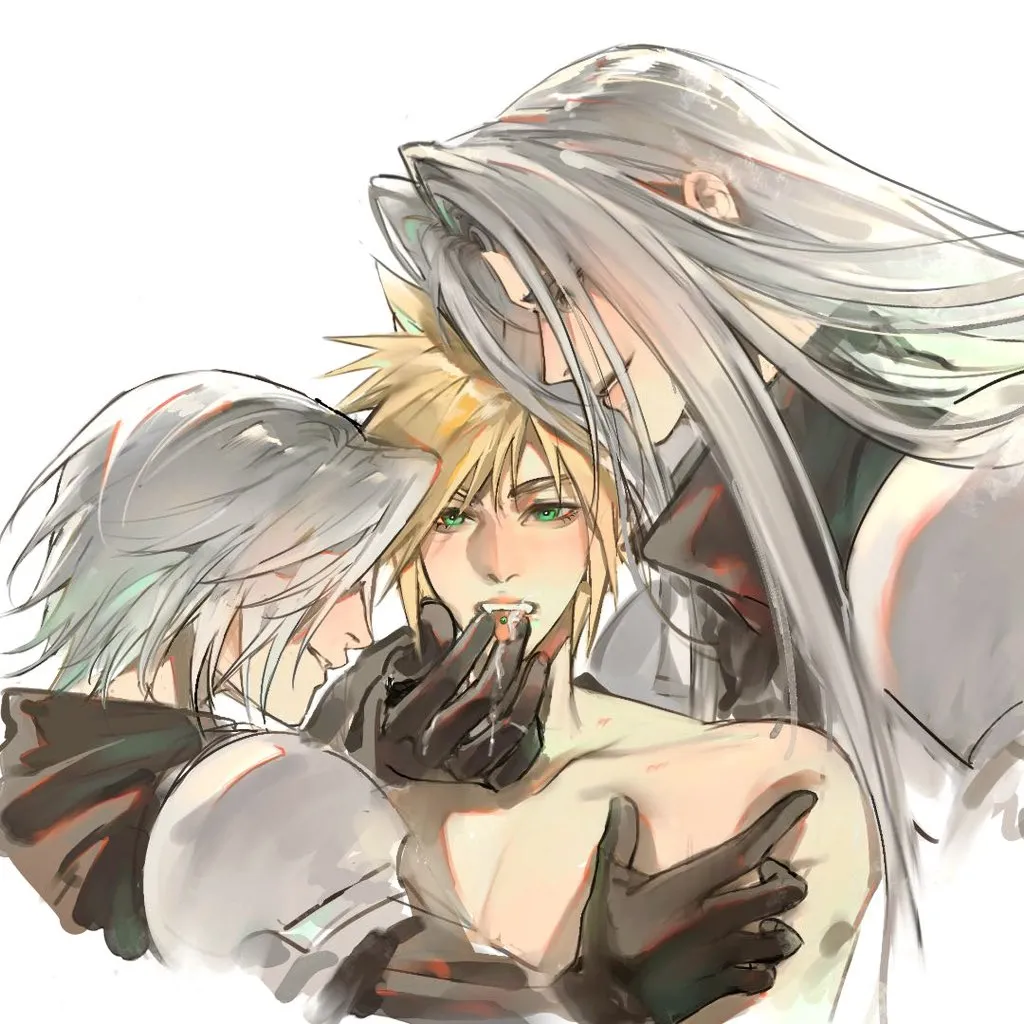 Cloud Strife, Sephiroth by Nnchngyn194112