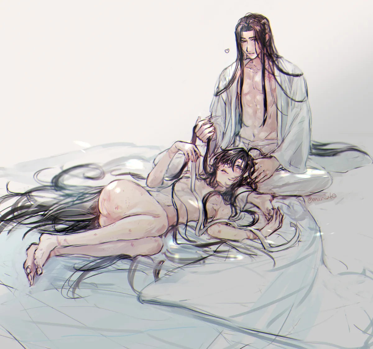 Wei Wuxian, Lan Wangji by Ktxxok