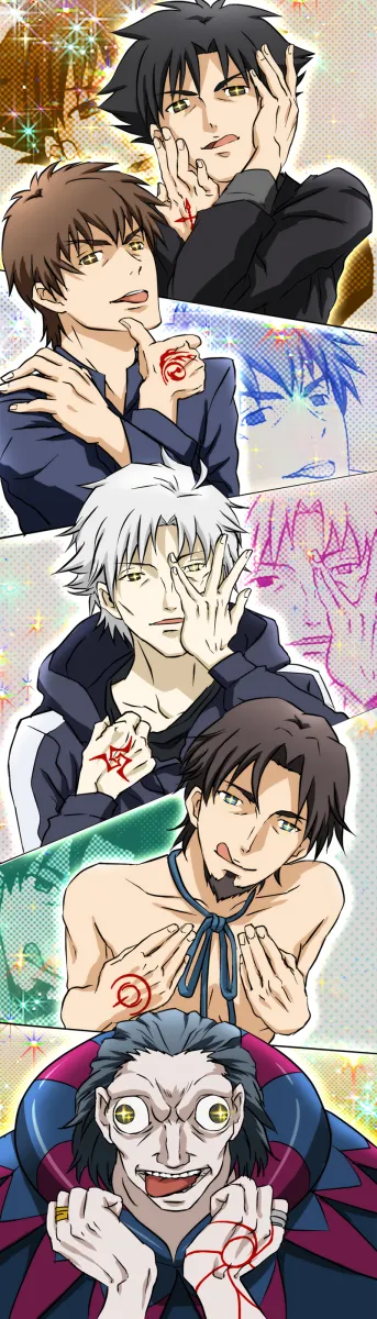 Kotomine Kirei, Emiya Kiritsugu by Jigoku Meguri