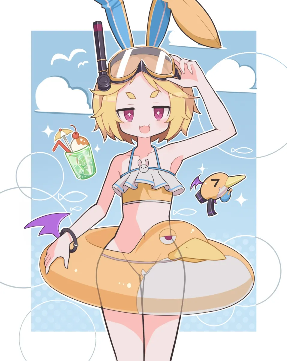 Prinny, Usalia (Beach) (Disgaea) by Suaman