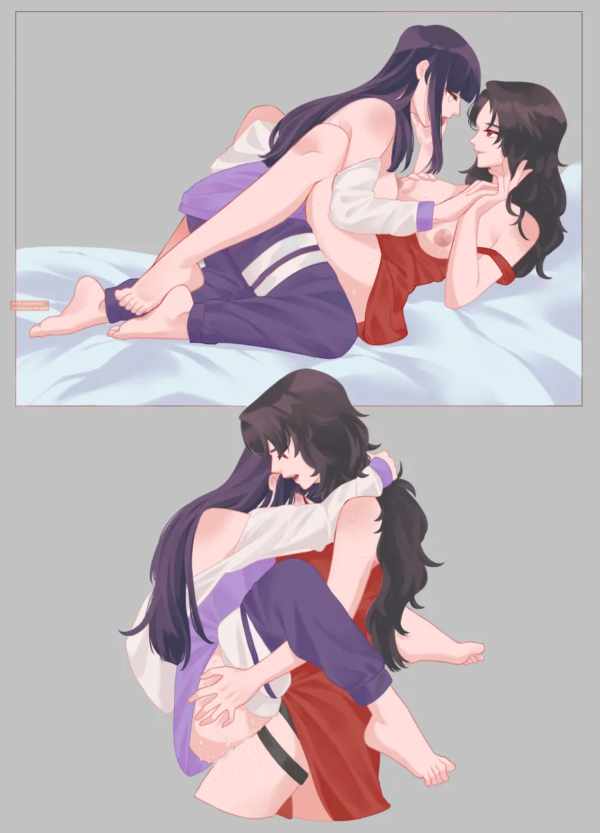 Hyuuga Hinata, Yuuhi Kurenai by Justharoo