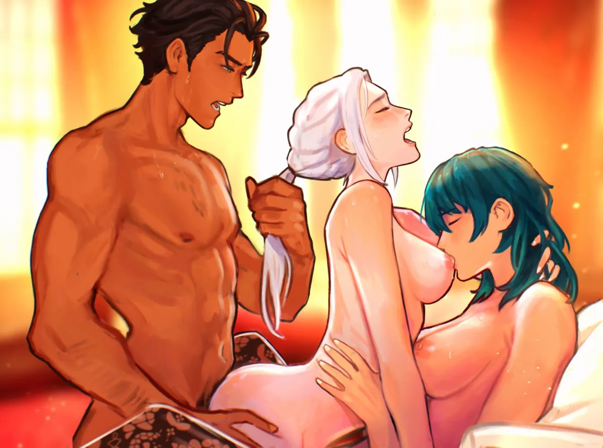 Female Byleth (Fire Emblem), Edelgard Von Hresvelg by Sethkiel