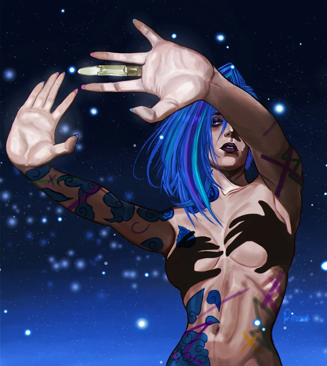 Jinx (League), Arcane Jinx by Rin Nova