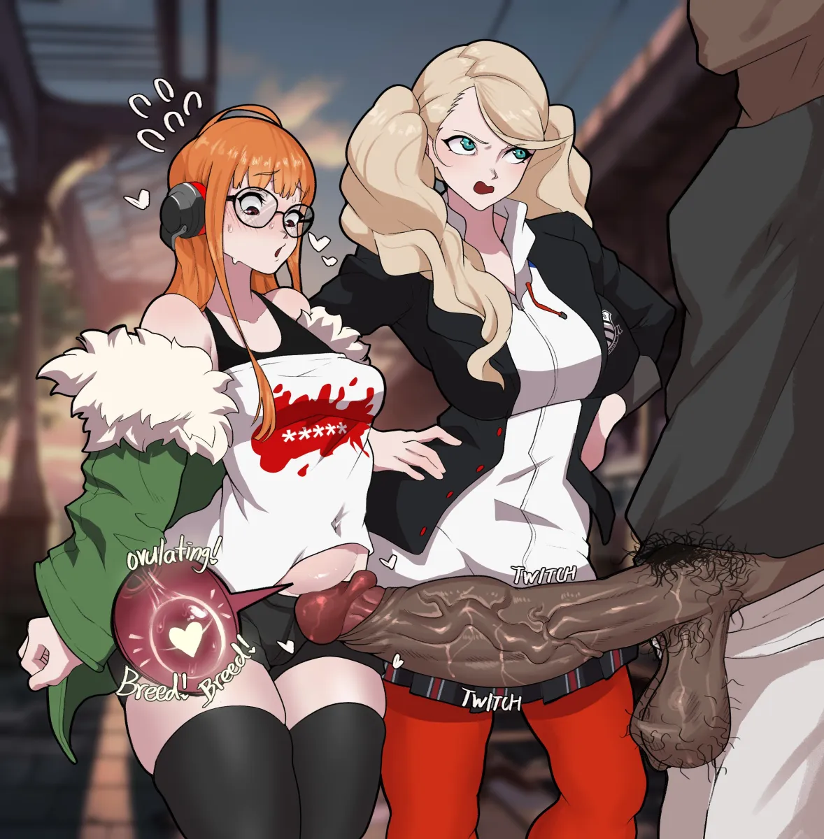 Takamaki Ann, Sakura Futaba by Byme (Bymetalala)
