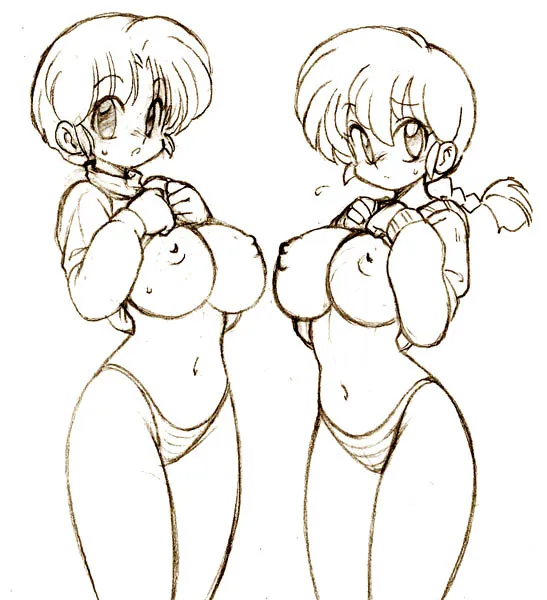 Saotome Ranma, Tendou Akane by Kokera
