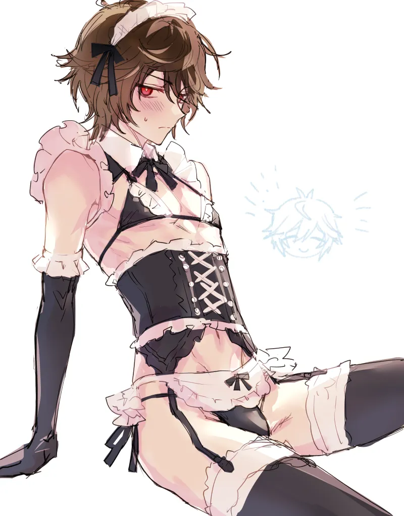 Sandalphon (Granblue Fantasy), Lucifer (Shingeki No Bahamut) by Poppoiti
