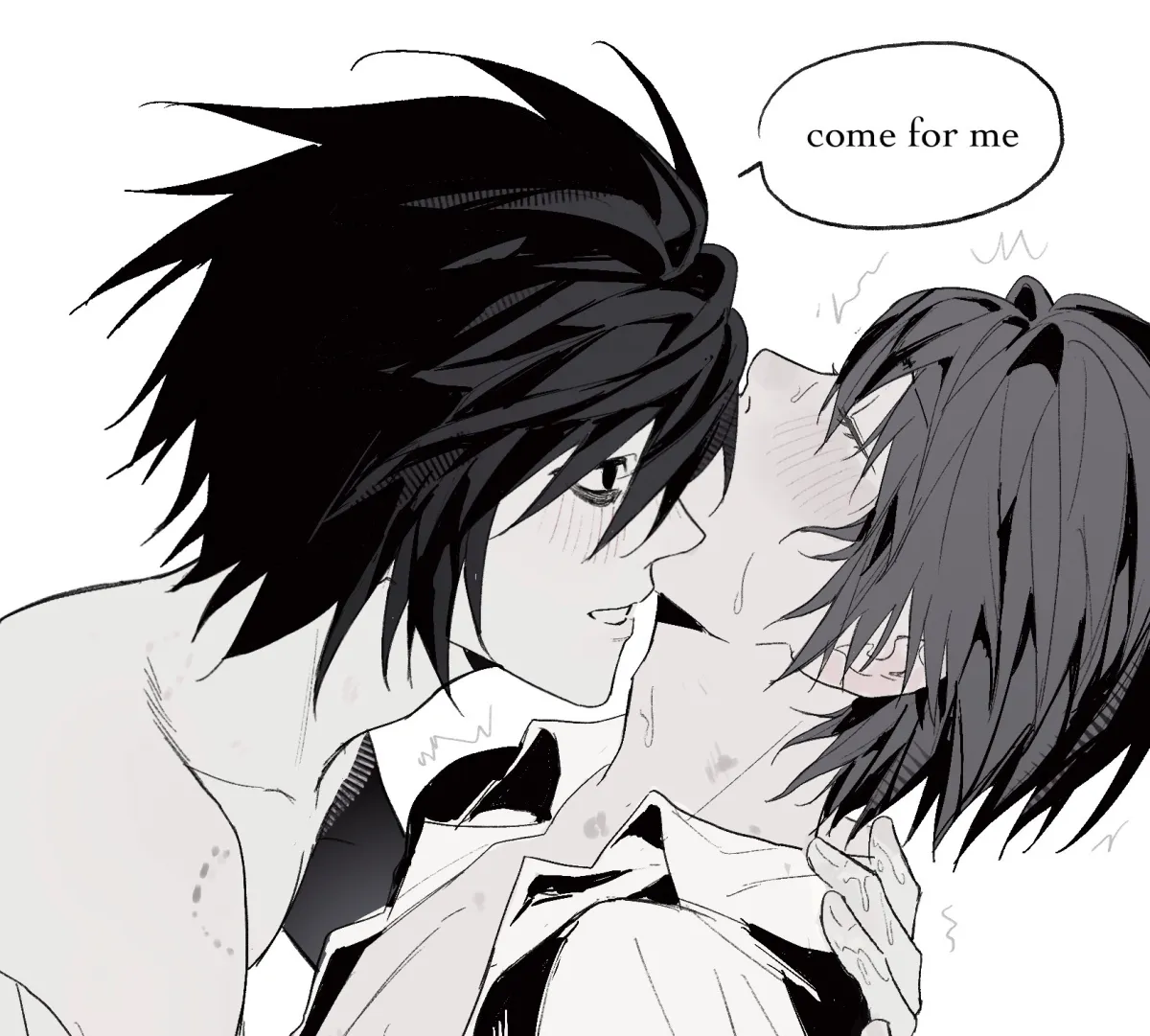 Yagami Light, L (Death Note) by Mayy061