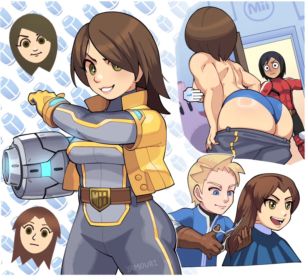 Mii (Nintendo), Mii Gunner by Yamouri
