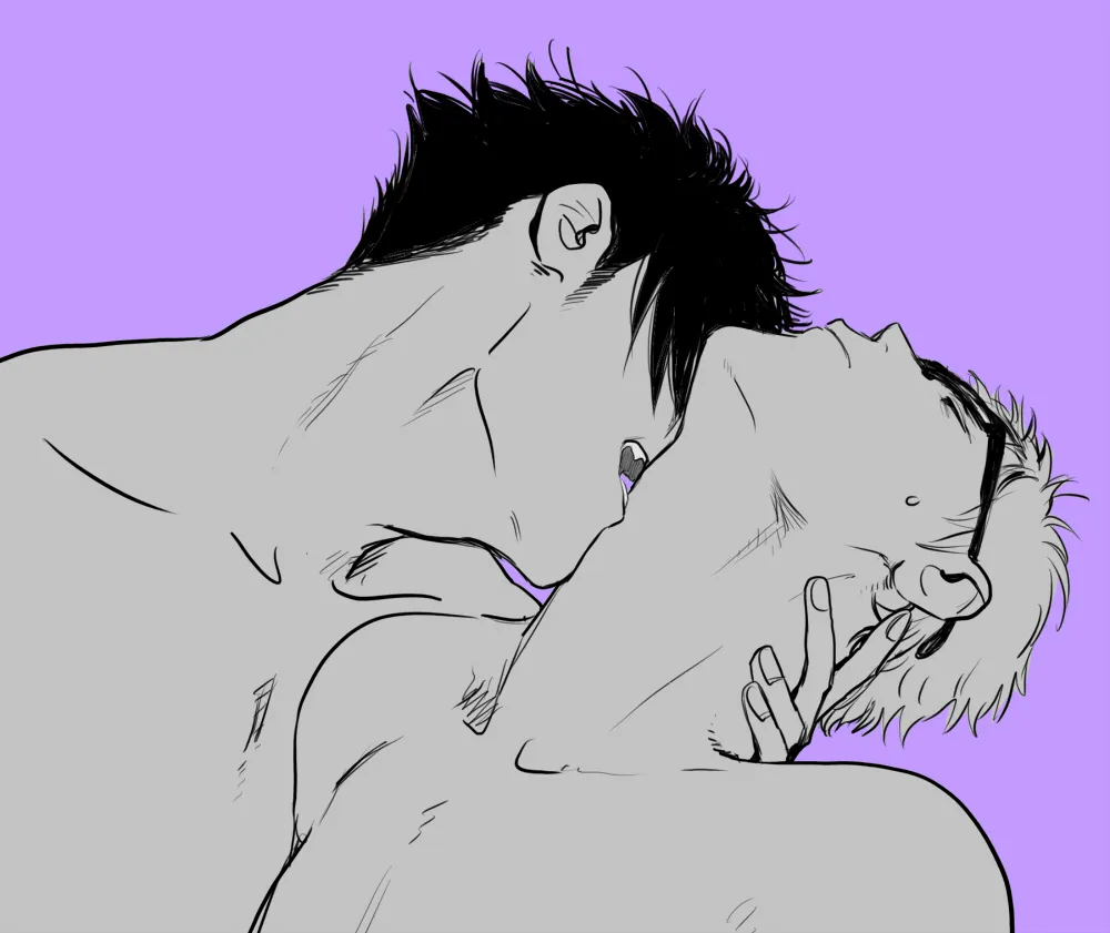 Kuroo Tetsurou, Tsukishima Kei by Zkakq