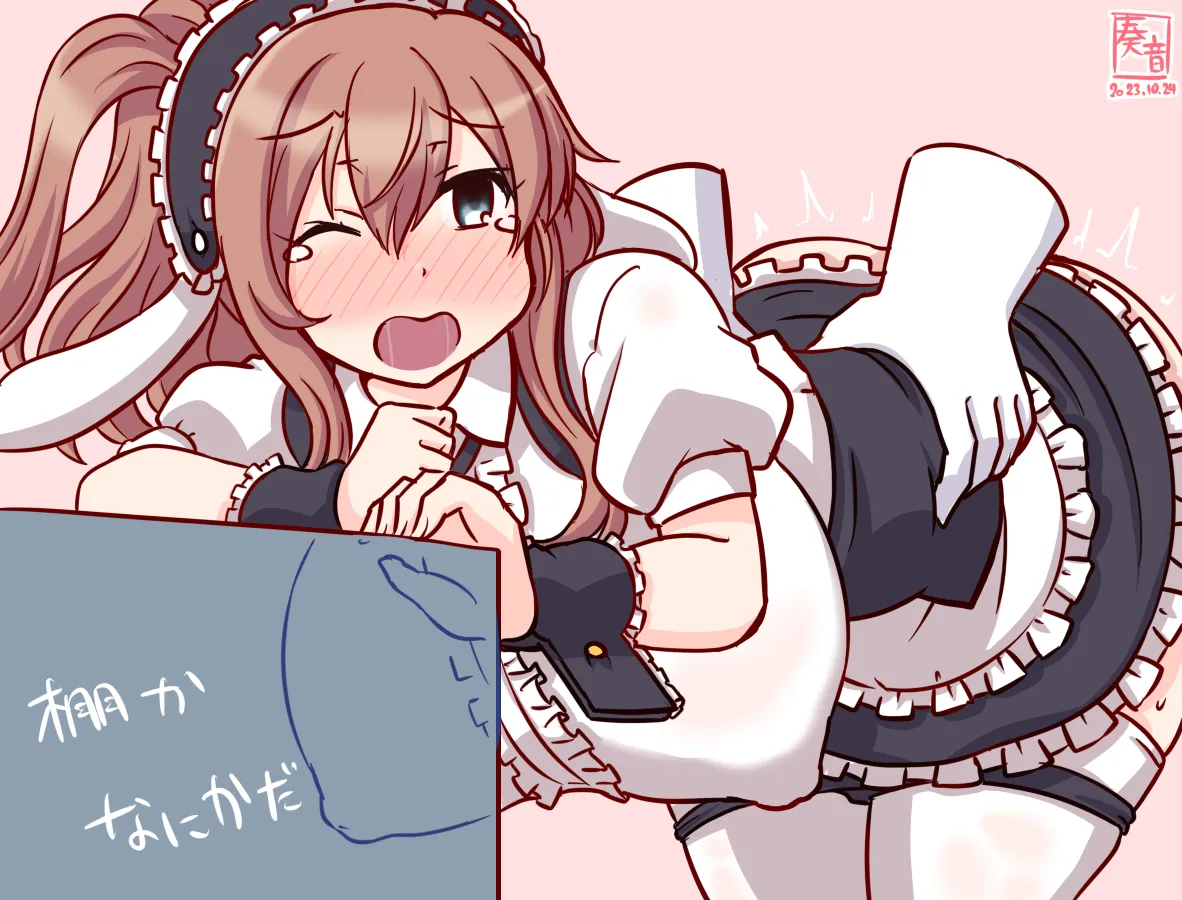 Kirima Syaro, Saratoga (Kancolle) by Kanon (Kurogane Knights)