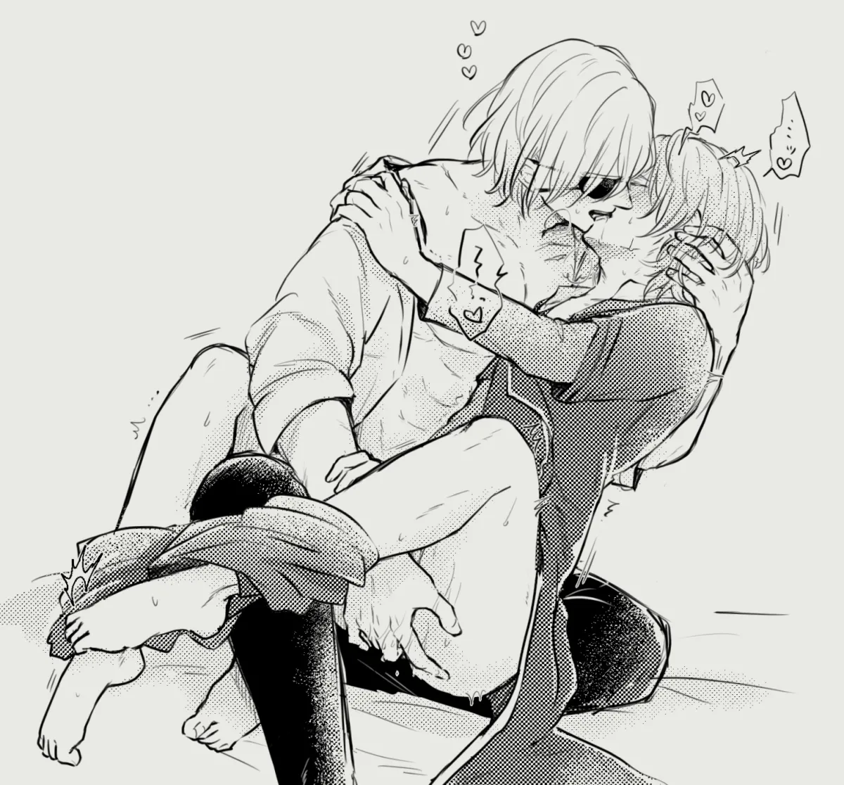 Dimitri Alexandre Blaiddyd, Male Byleth (Fire Emblem) by 3Hnmc