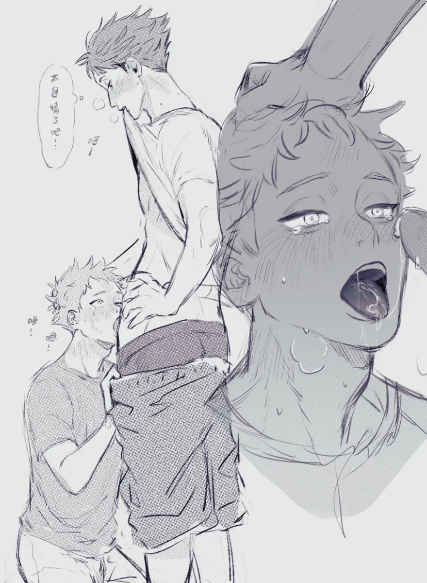 Hinata Shouyou, Oikawa Tooru (Haikyuu!!) by Akuitou