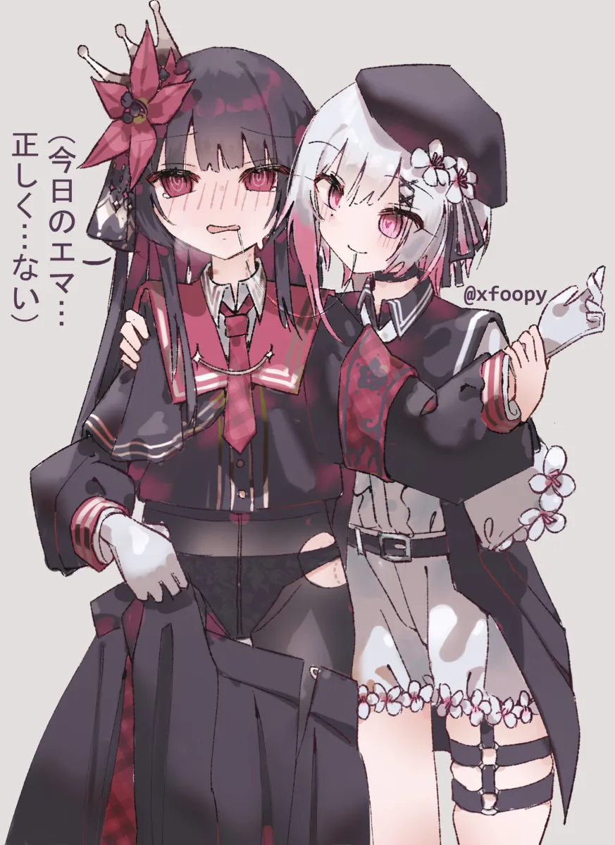 Sakuraba Ema, Nikaido Hiro by Foopy
