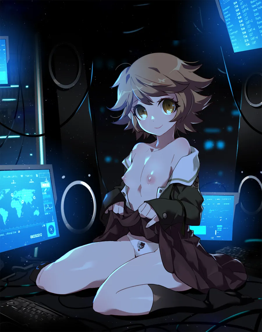 Monokuma, Fujisaki Chihiro by Alicecrazy