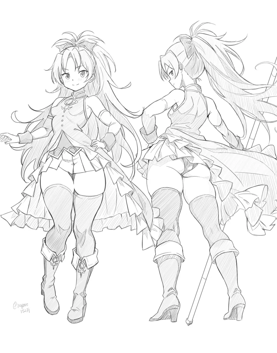 Sakura Kyoko, Sakura Kyoko (Magical Girl) by Nagare (Flow)