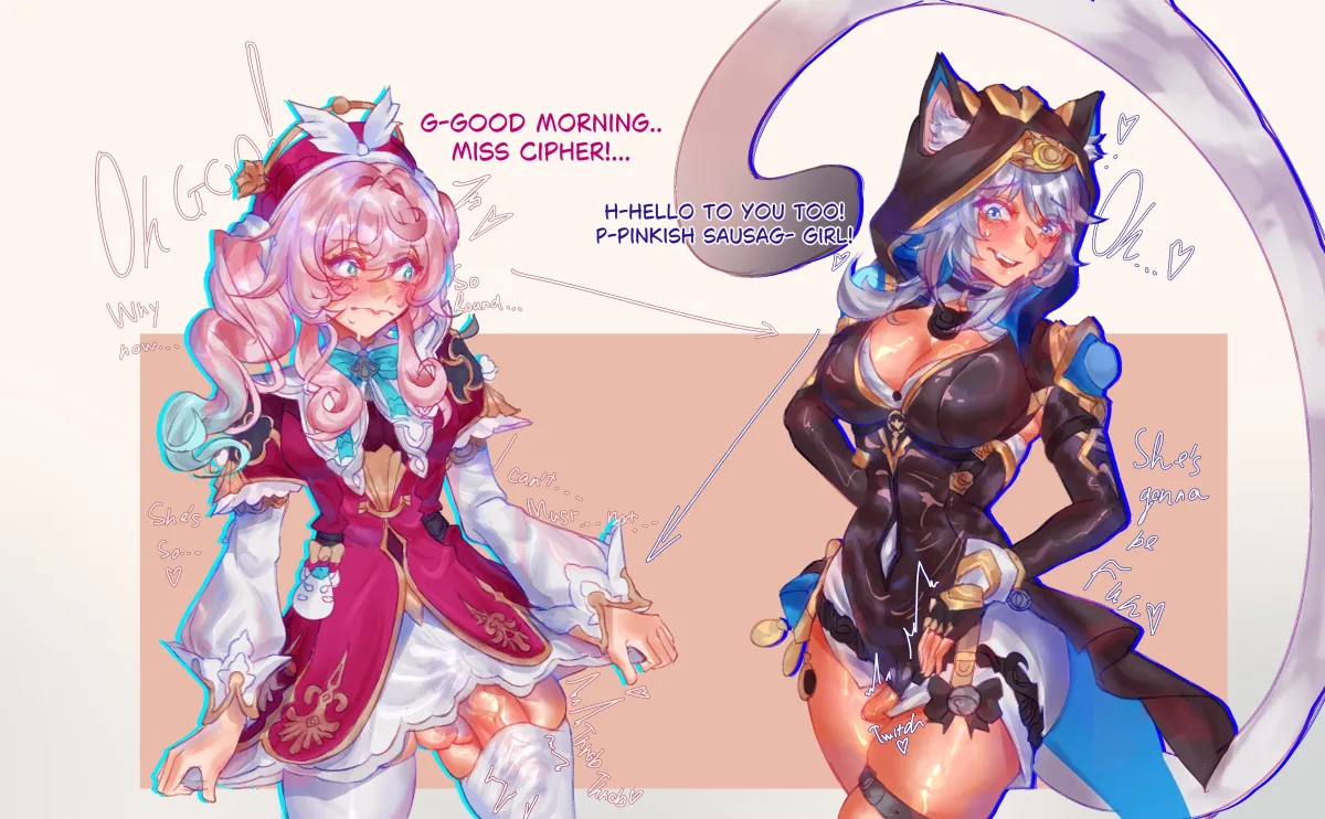 Hyacine (Honkai: Star Rail), Cipher (Honkai: Star Rail) by Bardomoshi