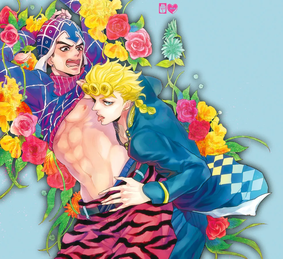 Giorno Giovanna, Guido Mista by Yubikitasu2