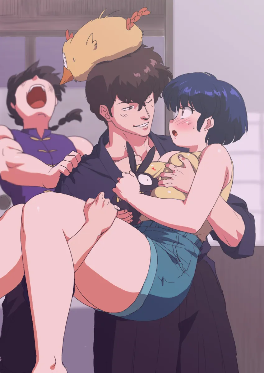 Saotome Ranma, Tendou Akane by Mage (Harumagedon)