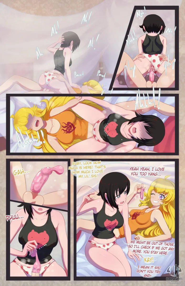 Ruby Rose, Yang Xiao Long by Horny Graphite