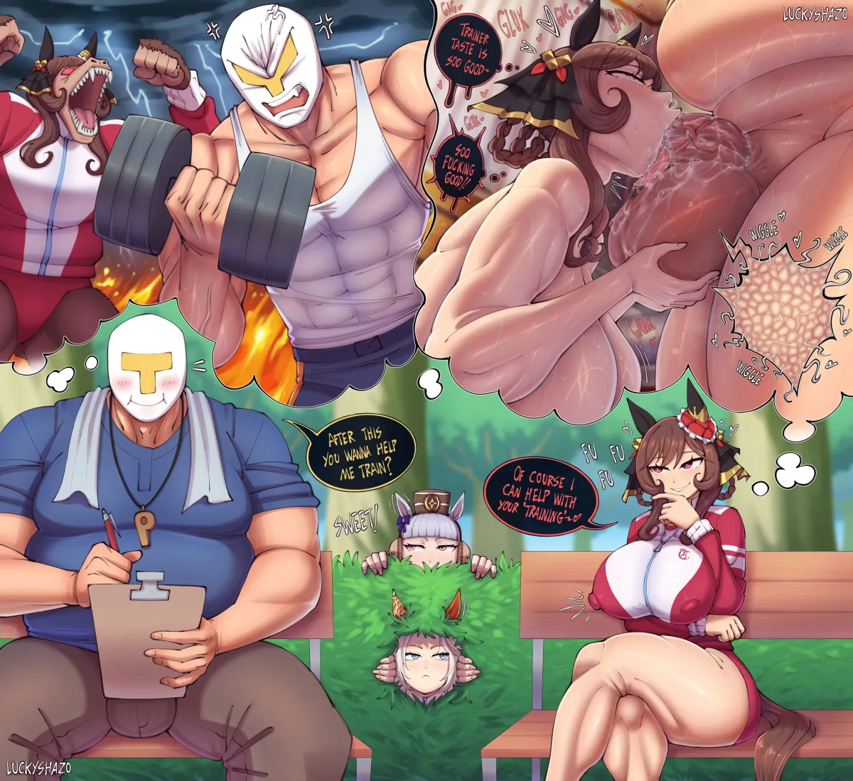Trainer (Umamusume), Gold Ship (Umamusume) by Shaz (Luckyshazo)