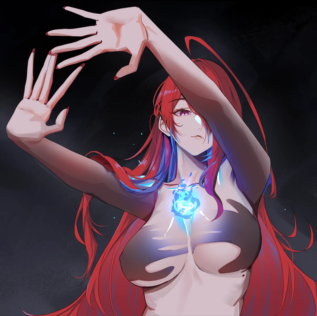 Elizabeth Rose Bloodflame by Punpond