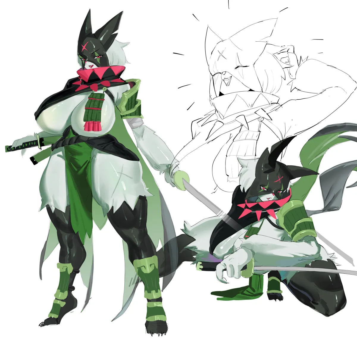 Meowscarada by Rider0 2C