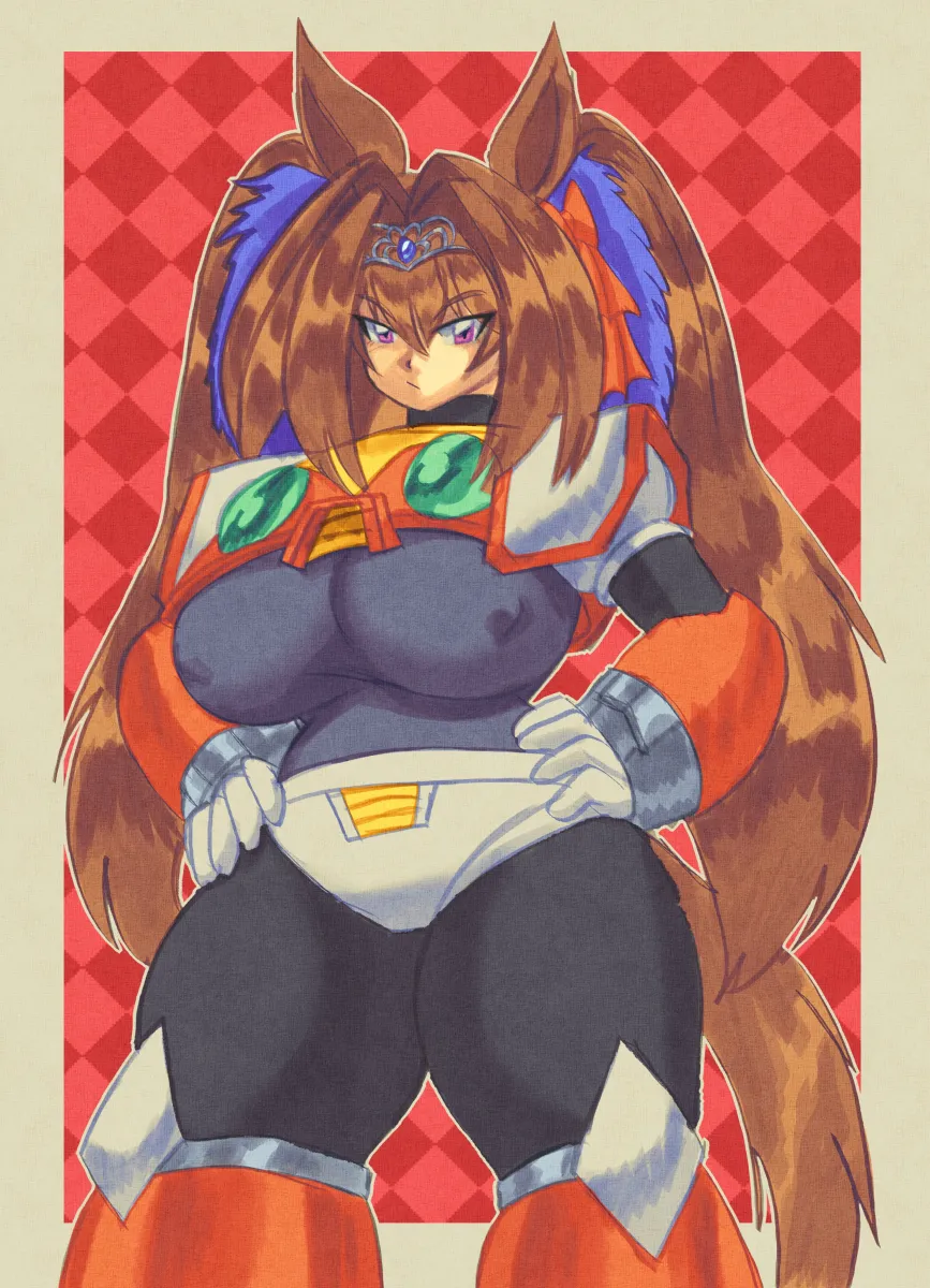 Daiwa Scarlet (Umamusume), Zero (Mega Man) by Lueduar