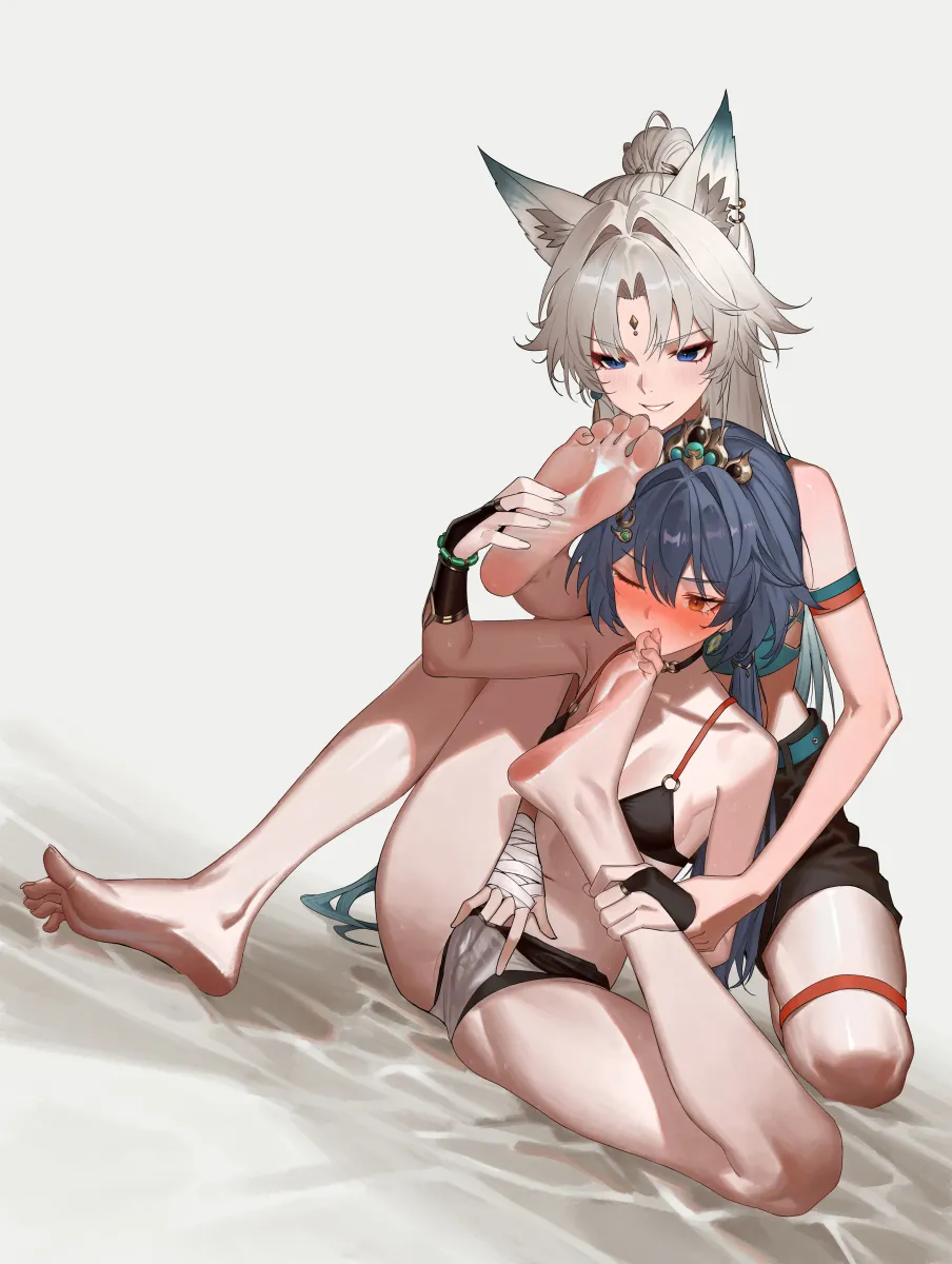 Feixiao (Honkai: Star Rail), Yunli (Honkai: Star Rail) by Fuujin (Windust Michio)