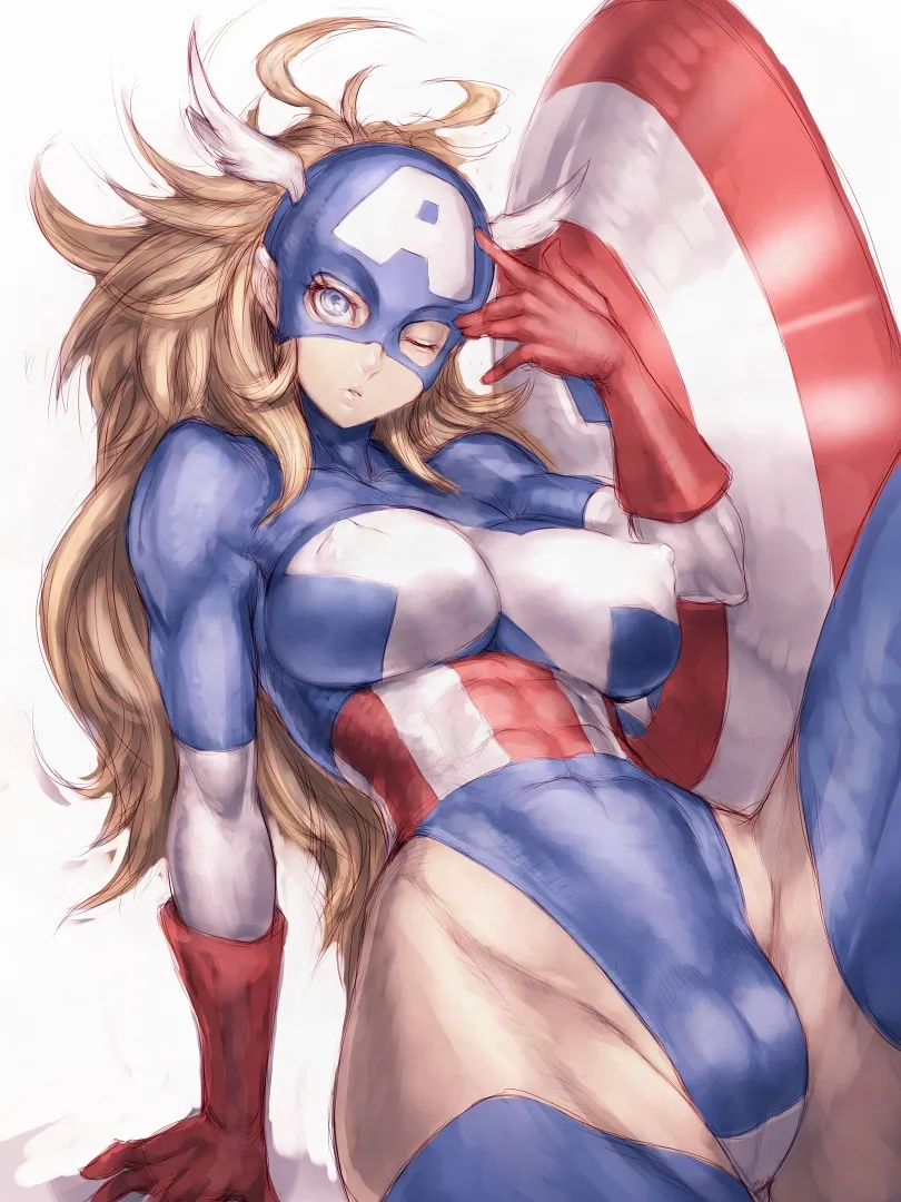 Steve Rogers, Captain America by Fumio (Rsqkr)