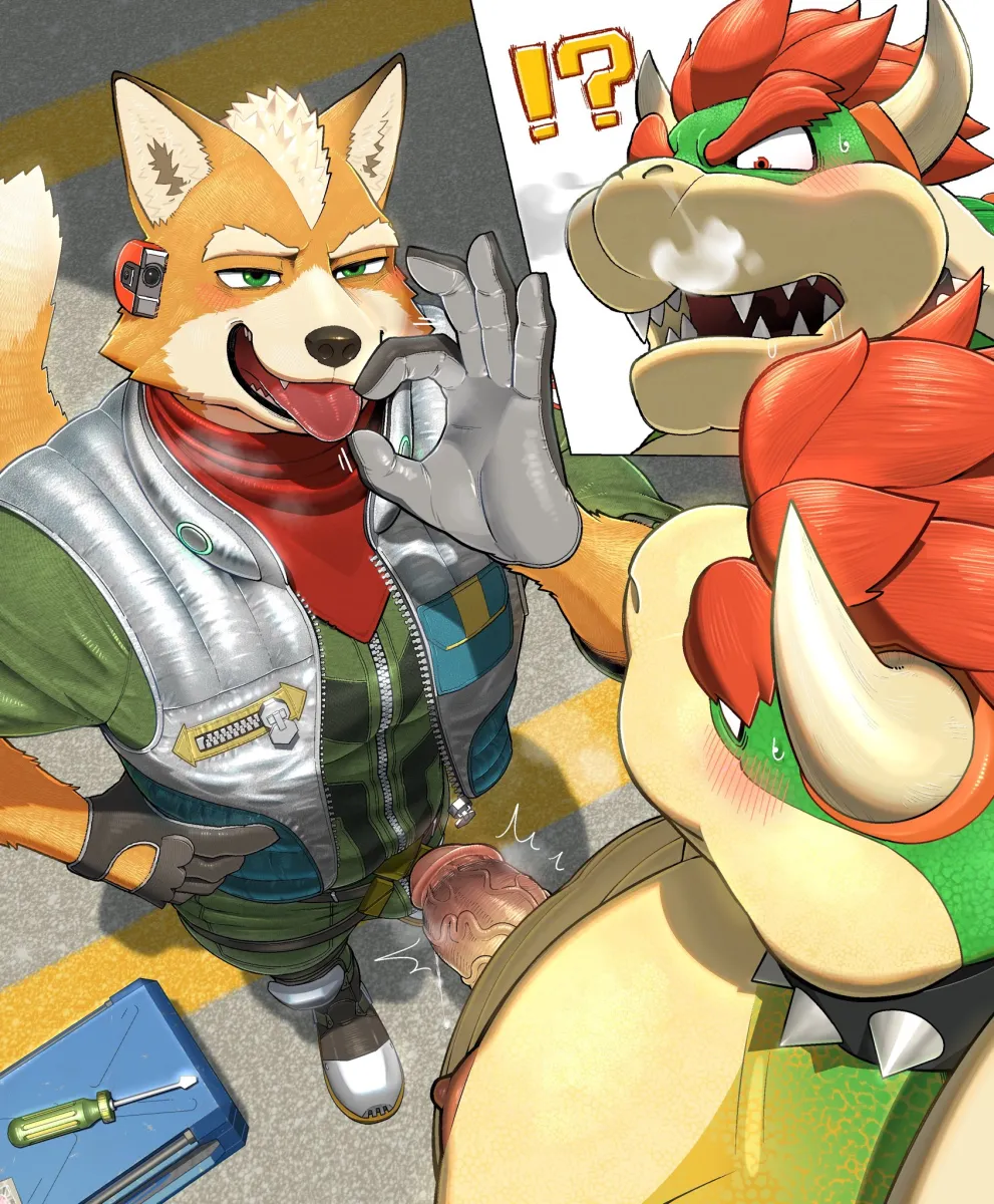 Bowser, Fox Mccloud by Nagick 18