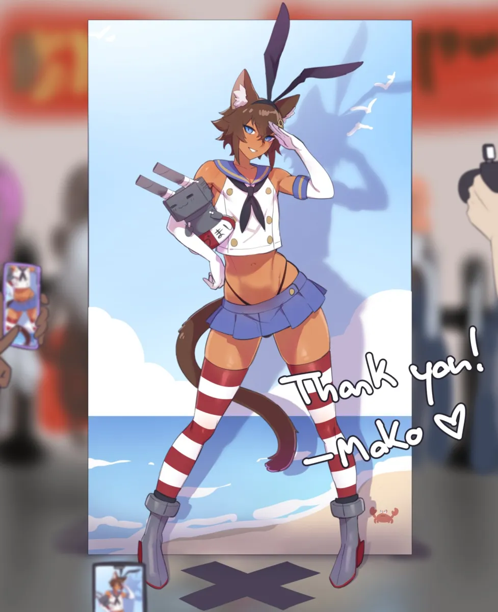 Shimakaze (Kancolle), Rensouhou-Chan by Mokotoko9