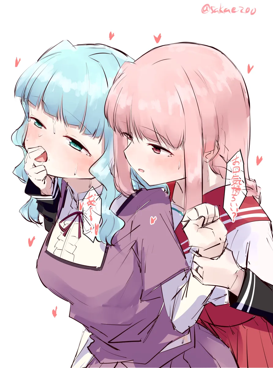 Tamaki Iroha, Futaba Sana by Sakaemdg