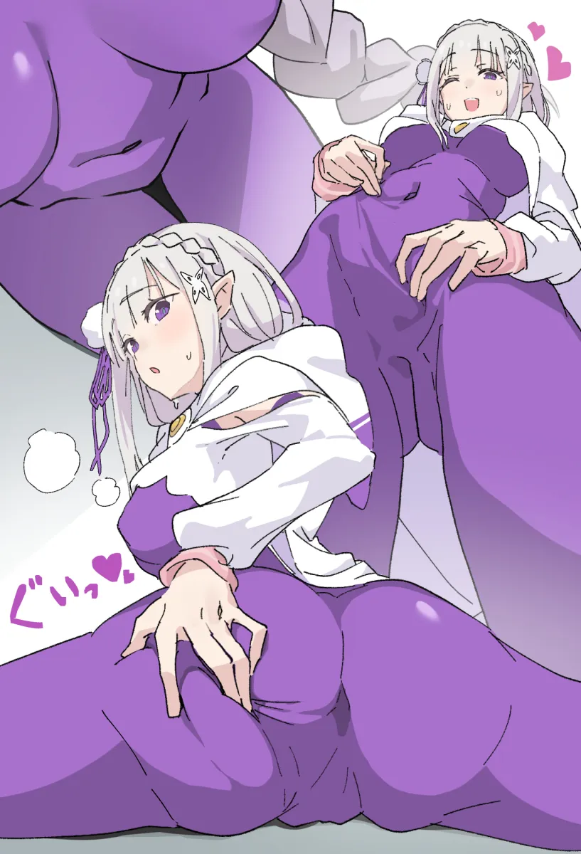 Emilia (Re:zero) by Mochi-Jun