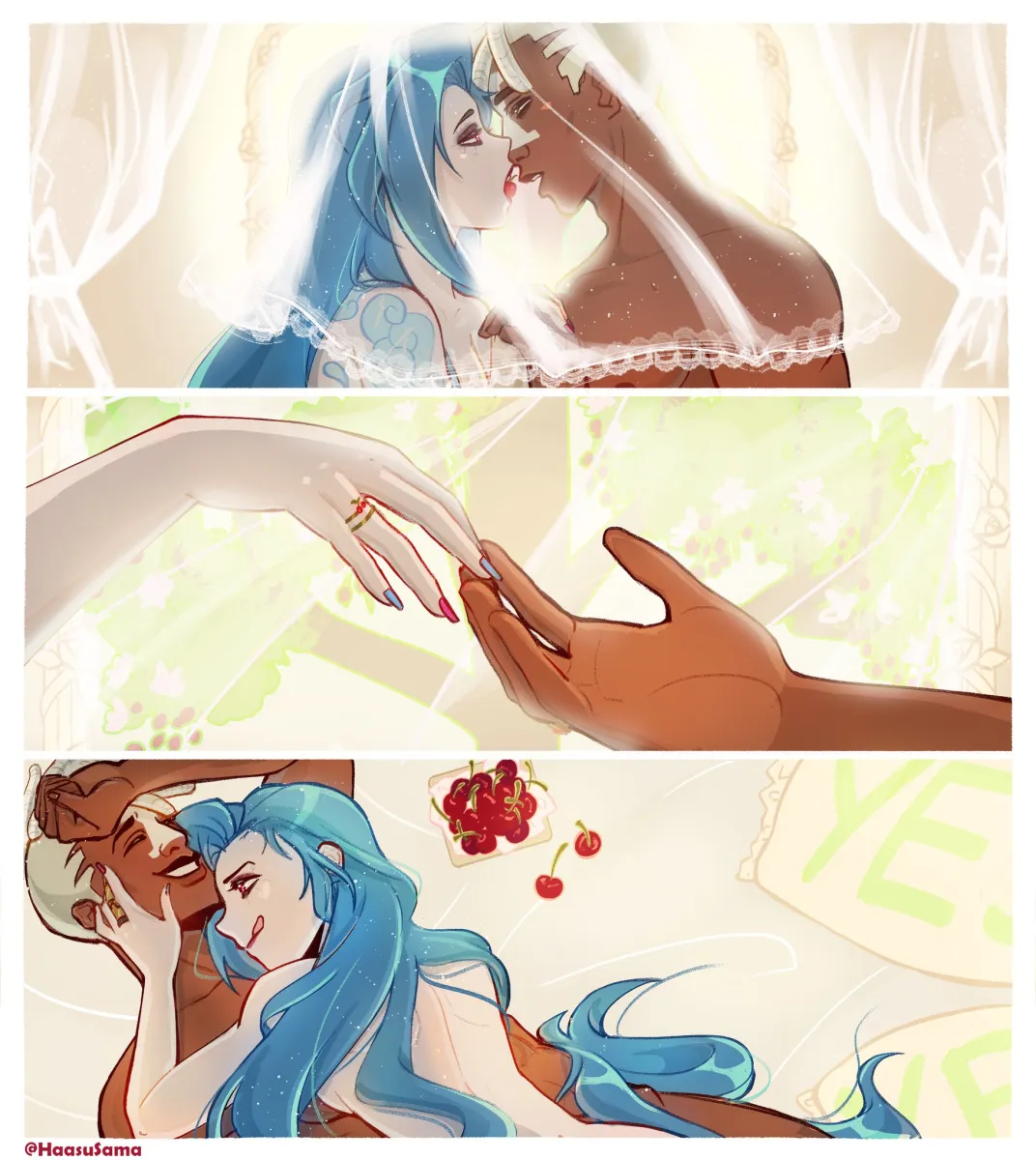 Jinx (League), Ekko (League) by Haasusama