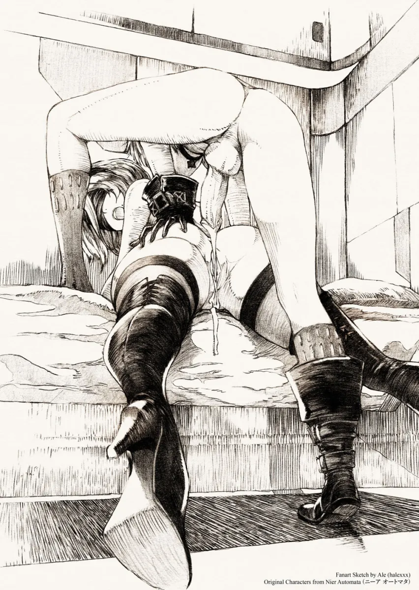 2B (Nier:automata), 9S (Nier:automata) by Ale (Ale Halexxx)