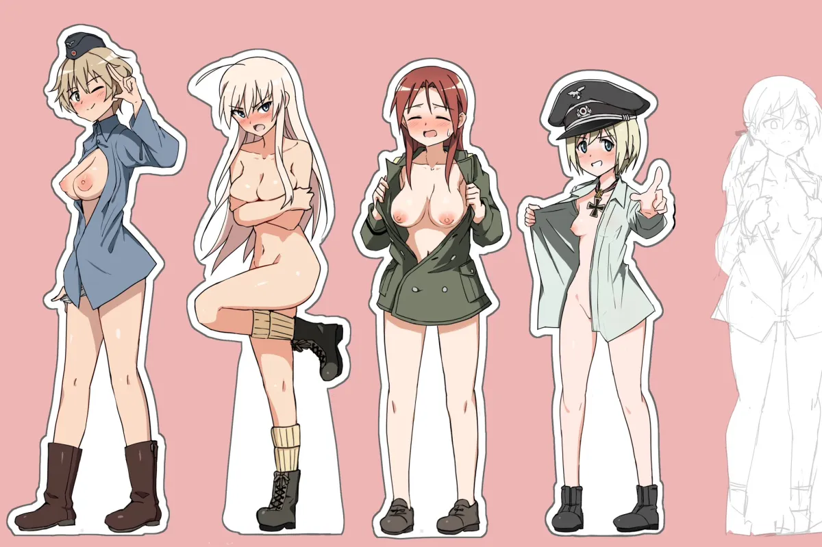 Erica Hartmann, Gertrud Barkhorn by Yohijikon