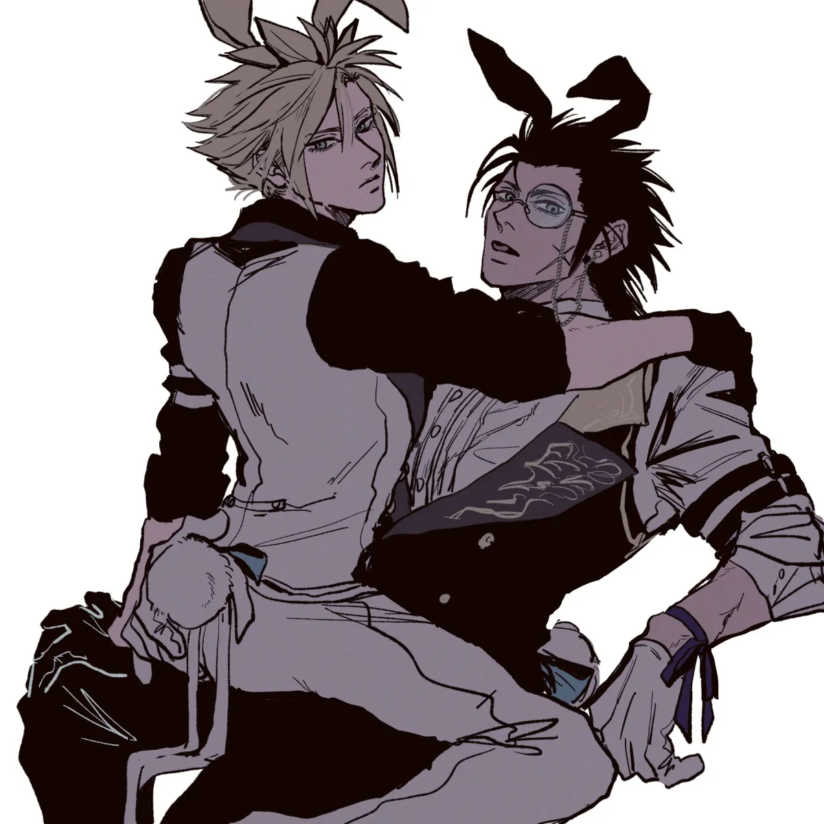 Cloud Strife, Zack Fair by Ht8207
