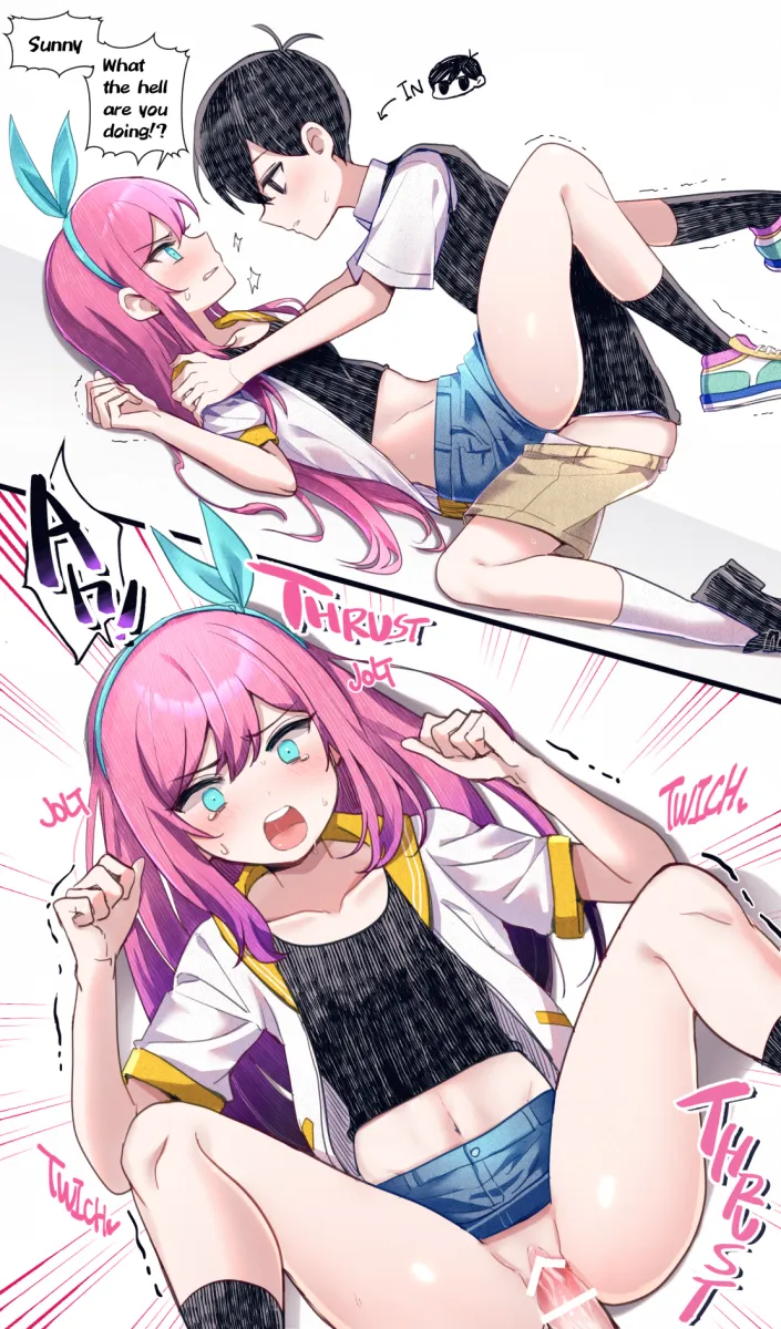 Sunny (Omori), Aubrey (Omori) by Yutsu