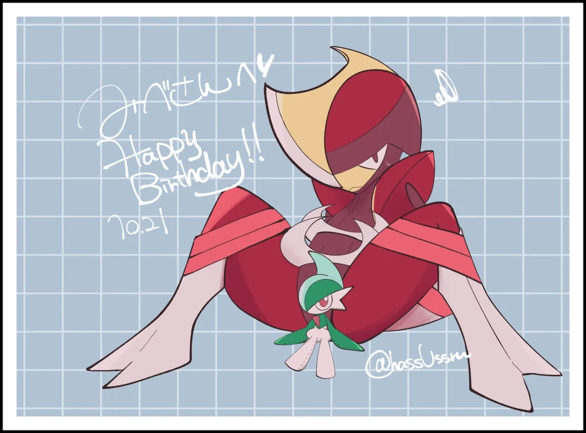Gallade, Bisharp by Umi-Be-To