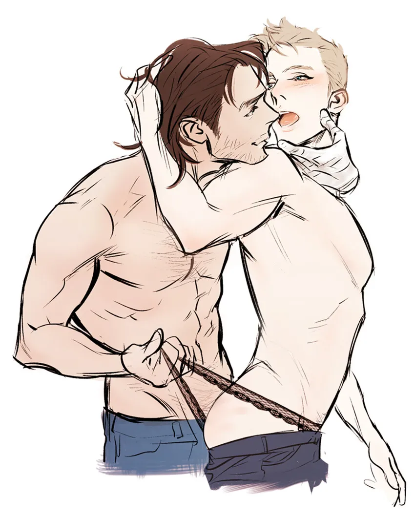 Steve Rogers, Bucky Barnes by Yummyman