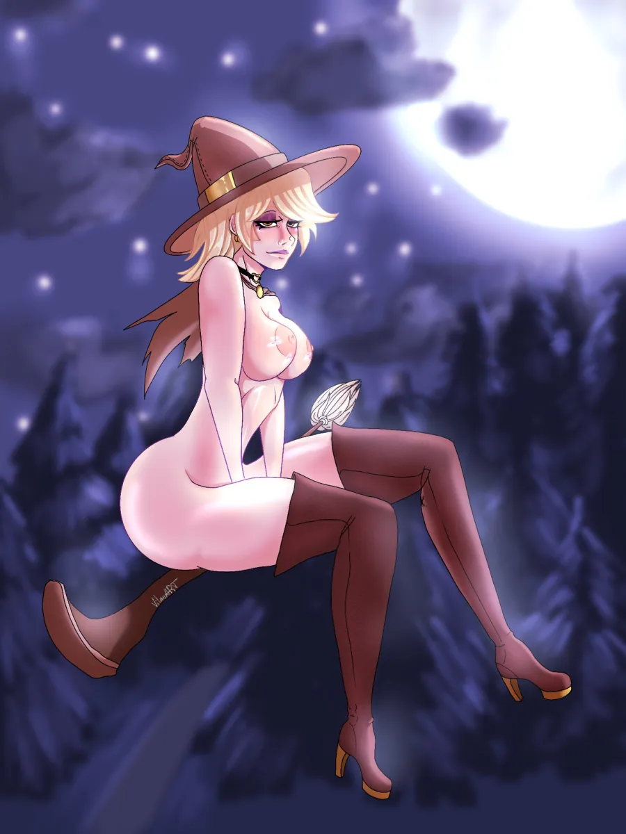 Mercy (Overwatch), Witch Mercy by Vilanart