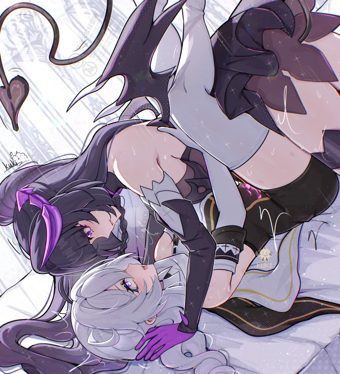 Kiana Kaslana, Raiden Mei by Cutescookie