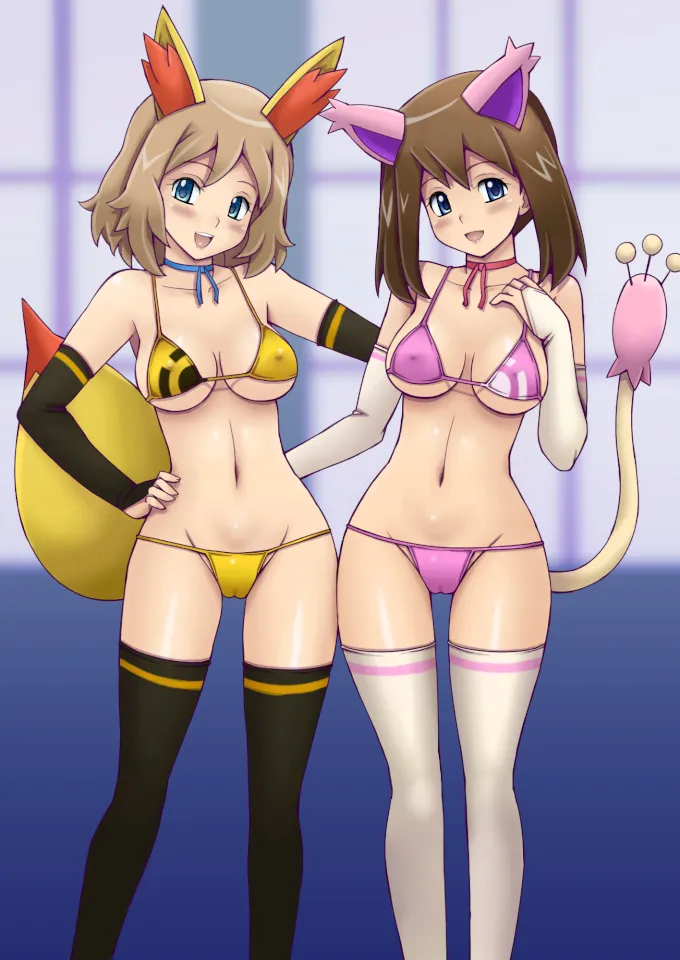 May (Pokemon), Serena (Pokemon) by Tsumitani Daisuke