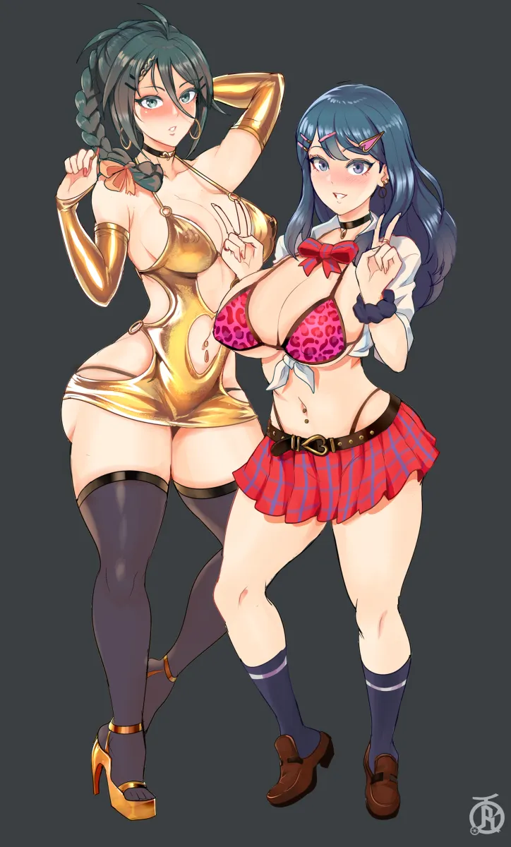 Oribe Tsubasa, Kurono Kiria by Revolverwing